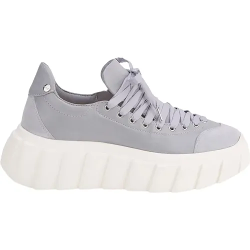 Lila Schnürsneaker Schuhe , Damen, Größe: 41 EU - AGL - Modalova