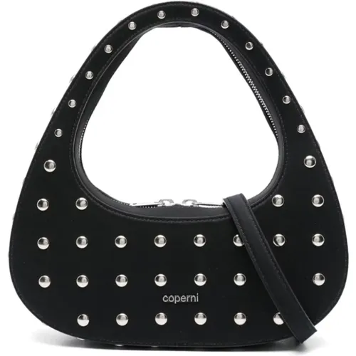 Studded Satin Shoulder Bag , female, Sizes: ONE SIZE - Coperni - Modalova