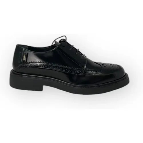 Laced Leather Shoes , female, Sizes: 2 UK, 8 UK, 7 UK, 3 1/2 UK, 4 1/2 UK, 3 UK, 5 UK, 4 UK - TOD'S - Modalova