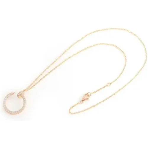 Pre-owned Rose Gold necklaces , female, Sizes: ONE SIZE - Cartier Vintage - Modalova