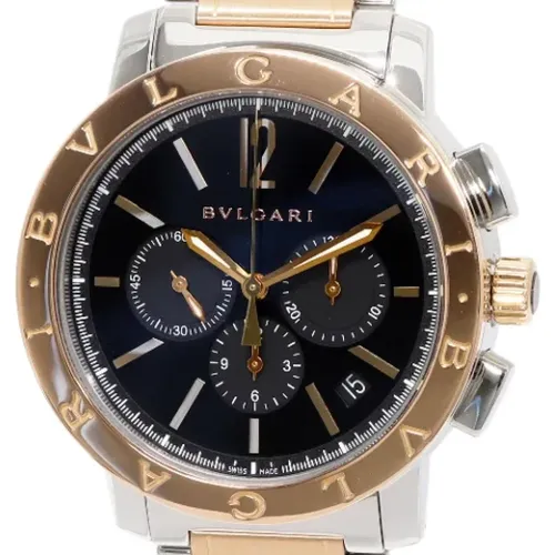 Pre-owned Metal watches , male, Sizes: ONE SIZE - Bvlgari Vintage - Modalova