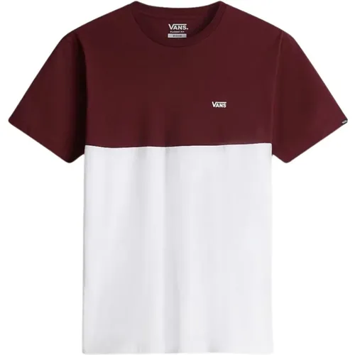 Colorblock Tee Shirt , Herren, Größe: M - Vans - Modalova