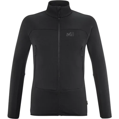 Fusion Grid Jacke Schwarz Noir,Dunkle Denim Fusion Grid Jacke - Millet - Modalova