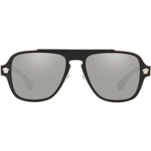Irregular Shape Sunglasses Ve2199 10006G , unisex, Sizes: 56 MM - Versace - Modalova