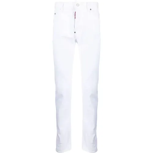 Weiße Skinny Jeans , Herren, Größe: L - Dsquared2 - Modalova