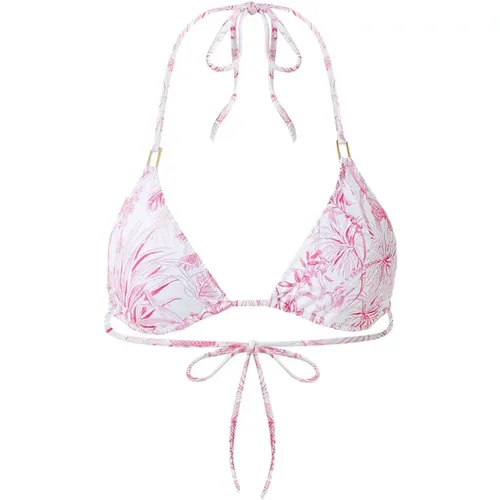 Exotica Triangle Bikini Top Pink , Damen, Größe: S - Melissa Odabash - Modalova