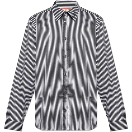 Hemd `S-Turner-Stripe-D` , Herren, Größe: 2XL - Diesel - Modalova