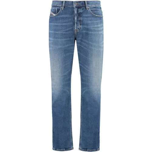 Schmal geschnittene Hanf Baumwoll Jeans , Herren, Größe: W29 - Diesel - Modalova