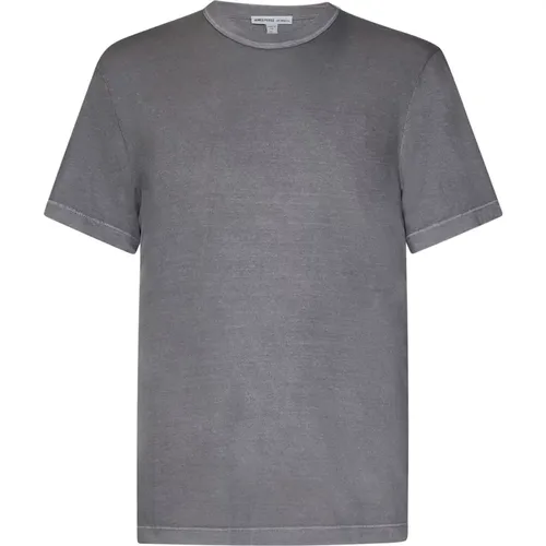 Grey T-shirts and Polos , male, Sizes: S, M - James Perse - Modalova