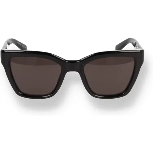 Schwarze Cat Eye Sonnenbrille , Damen, Größe: 49 MM - Saint Laurent - Modalova