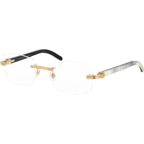 Stylish Optical Glasses Ct0286O , male, Sizes: 56 MM - Cartier - Modalova