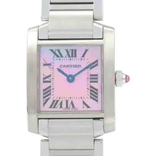 Pre-owned Glass watches , female, Sizes: ONE SIZE - Cartier Vintage - Modalova