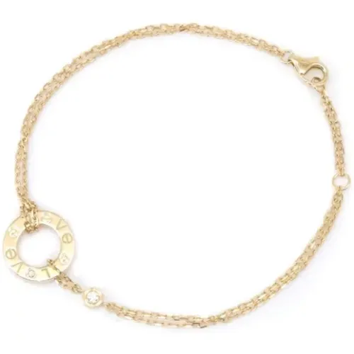 Pre-owned Gold bracelets , female, Sizes: ONE SIZE - Cartier Vintage - Modalova