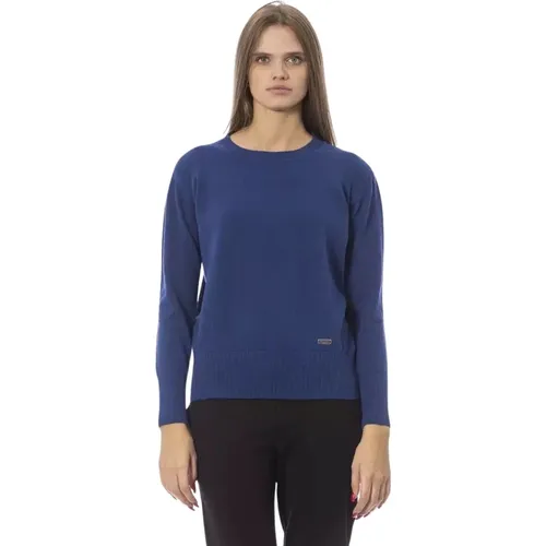 Luxurious Wool Cashmere Sweater , female, Sizes: M, S, XL, XS, L - Baldinini - Modalova