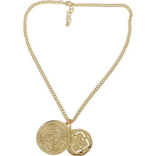 Goldene Lange Halskette für modebewusste Frauen , Damen, Größe: ONE Size - Paco Rabanne - Modalova
