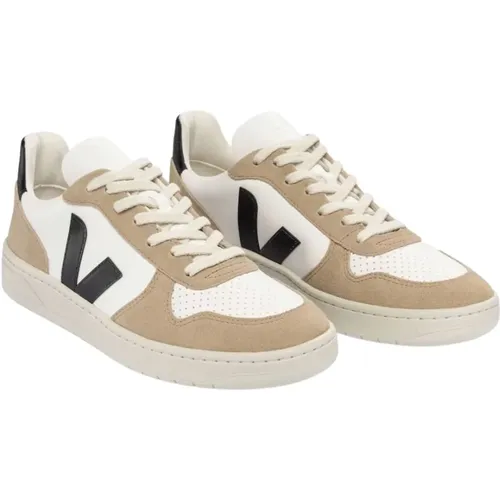 Extra_White_Black_Sahara Sneakers , Herren, Größe: 42 EU - Veja - Modalova