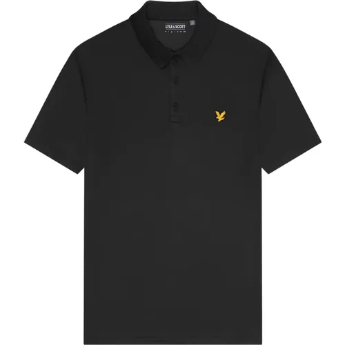 Golf Tech Polo Shirt , Herren, Größe: L - Lyle & Scott - Modalova