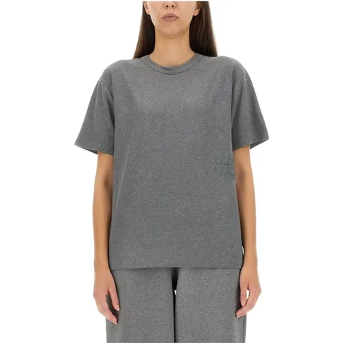 T-Shirt mit Logodruck - alexander wang - Modalova