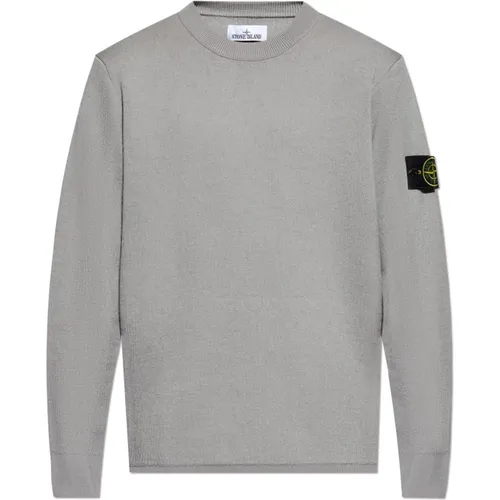 Pullover mit Logo , Herren, Größe: L - Stone Island - Modalova