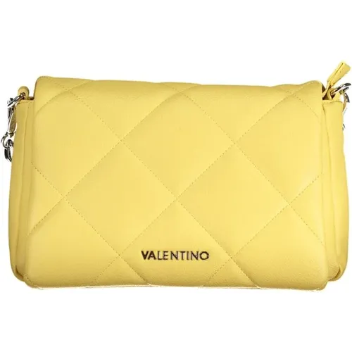 Gelbe Polyethylen-Handtasche mit Kettenhenkel - Valentino by Mario Valentino - Modalova