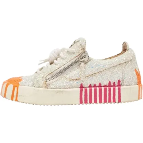 Pre-owned Fabric sneakers , female, Sizes: 4 UK - Giuseppe Zanotti Pre-owned - Modalova