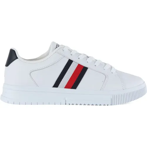 Leather Sneakers Supercup , male, Sizes: 11 UK - Tommy Hilfiger - Modalova