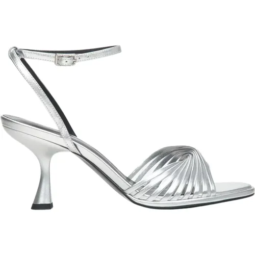 Damen Silber Stiletto Sandalen MustHave Er00114248 , Damen, Größe: 36 EU - Estro - Modalova