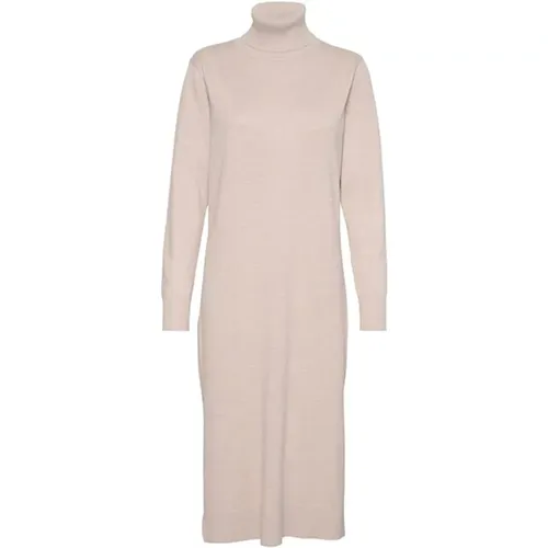 Gray Morn Melange Roll Neck Dress , female, Sizes: 2XL, XS, M, XL, S, L - Saint Tropez - Modalova