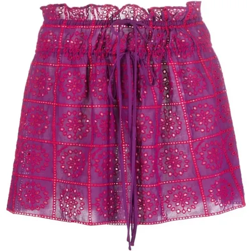 F7841 Mini Skirts , female, Sizes: L - Ganni - Modalova