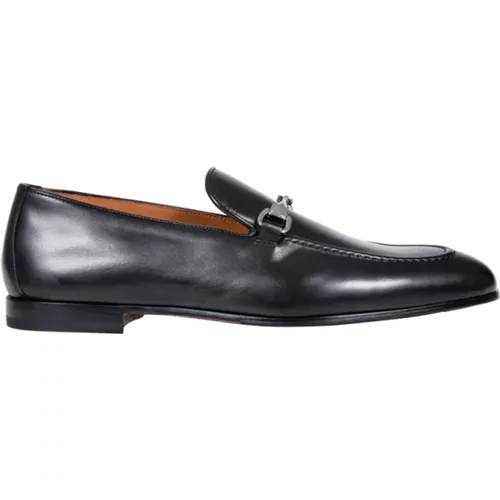 Stilvolle Nero Venetian Loafers , Herren, Größe: 43 1/2 EU - Doucal's - Modalova