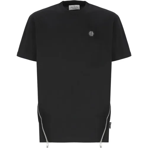 Schwarze T-Shirts und Polos mit Logo , Herren, Größe: XL - Philipp Plein - Modalova