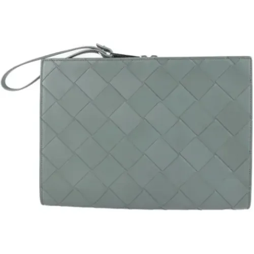 Pre-owned Leather clutches , female, Sizes: ONE SIZE - Bottega Veneta Vintage - Modalova