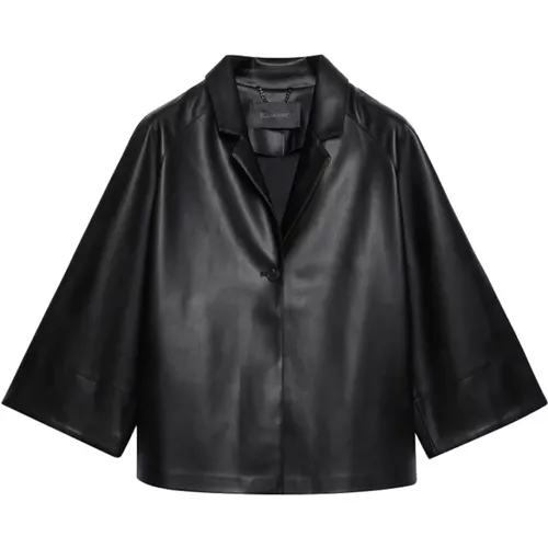 Leather Jackets , Damen, Größe: 4XL - Elena Mirò - Modalova