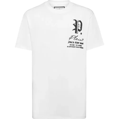 Stylisches T-Shirt mit Einzigartigem Design , Herren, Größe: 2XL - Philipp Plein - Modalova