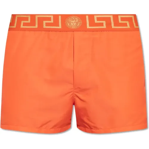 Badehose mit Logo Versace - Versace - Modalova