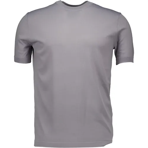 T-Shirts,Blaues T-Shirt K9126-1260,Herren Polo & T-Shirts, , K9126-1260 - Genti - Modalova