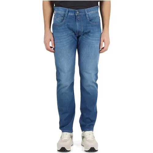 Slim Fit Ultra Light Jeans , male, Sizes: W34, W36, W30, W33, W32, W31, W29 - Replay - Modalova