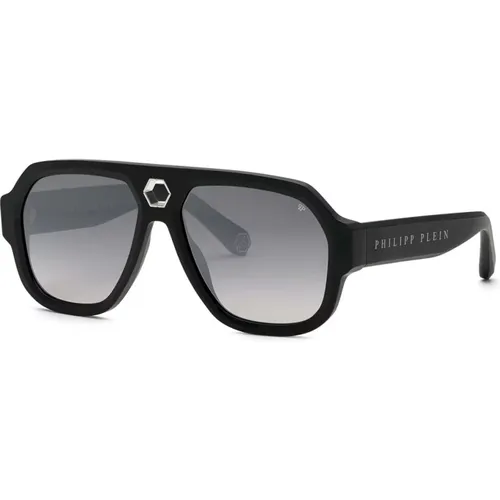 Starlight Sonnenbrille Schwarz Graue Verlaufsgläser - Philipp Plein - Modalova