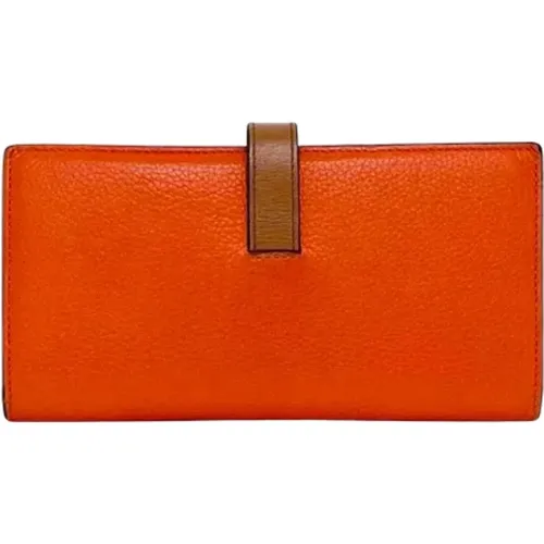 Pre-owned Leather wallets , female, Sizes: ONE SIZE - Loewe Pre-owned - Modalova