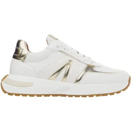 Gold Runner Sneakers , female, Sizes: 3 UK, 7 UK, 6 UK, 5 UK, 2 UK, 4 UK, 8 UK - Alexander Smith - Modalova