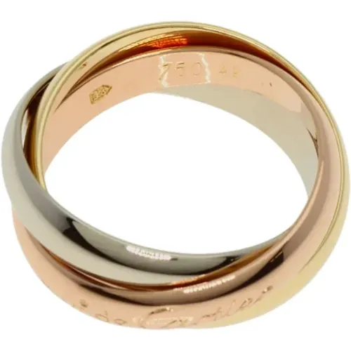 Pre-owned Gold rings , female, Sizes: ONE SIZE - Cartier Vintage - Modalova