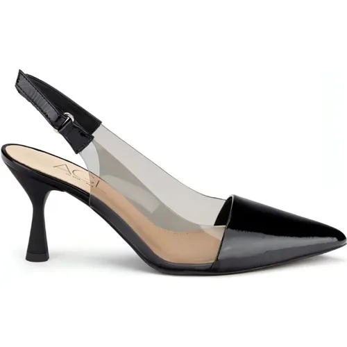 Leather Flat Sandals , female, Sizes: 5 UK - AGL - Modalova