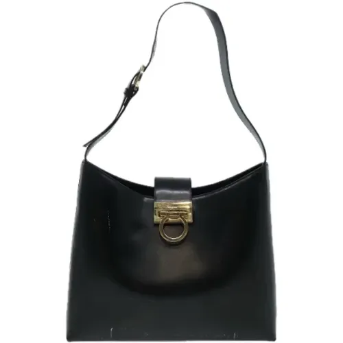 Pre-owned Leather shoulder-bags , female, Sizes: ONE SIZE - Salvatore Ferragamo Pre-owned - Modalova