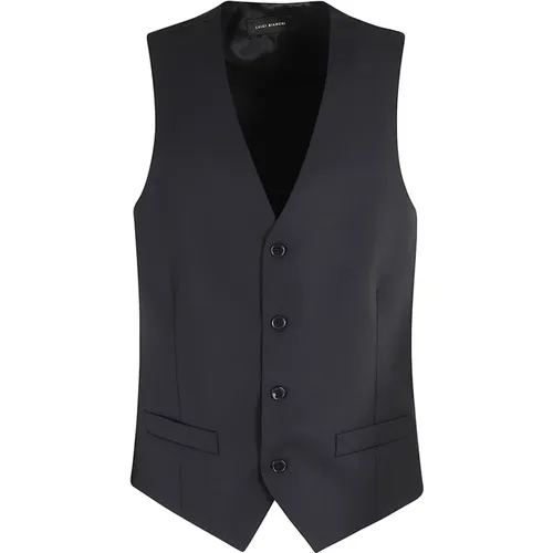 Stylish Gilet for Men , male, Sizes: XL, 2XL - Luigi Bianchi Mantova - Modalova