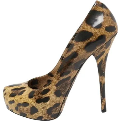 Pre-owned Beschichtetes Canvas heels , Damen, Größe: 39 1/2 EU - Dolce & Gabbana Pre-owned - Modalova