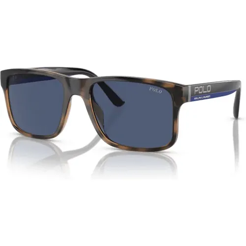 Rechteckige Sonnenbrille , Herren, Größe: 57 MM - Ralph Lauren - Modalova