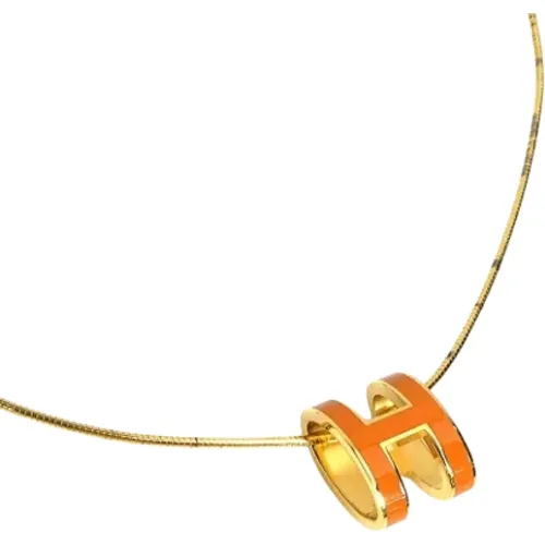 Pre-owned Metal necklaces , female, Sizes: ONE SIZE - Hermès Vintage - Modalova