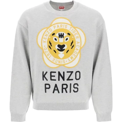 Cozy Knit Sweater Pullover , male, Sizes: S, XL, L, M - Kenzo - Modalova