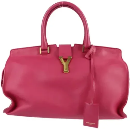 Pre-owned Leather handbags , female, Sizes: ONE SIZE - Saint Laurent Vintage - Modalova