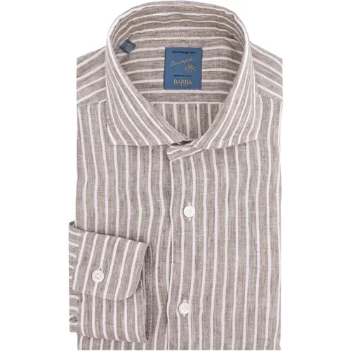 Men`s Clothing Shirts Ss23 , male, Sizes: 3XL - Barba - Modalova